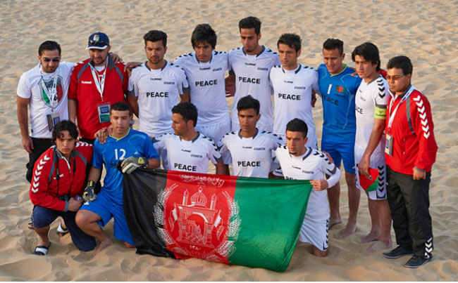 تیم ملی فوتبال ساحلی افغانستان  به چین رفت 